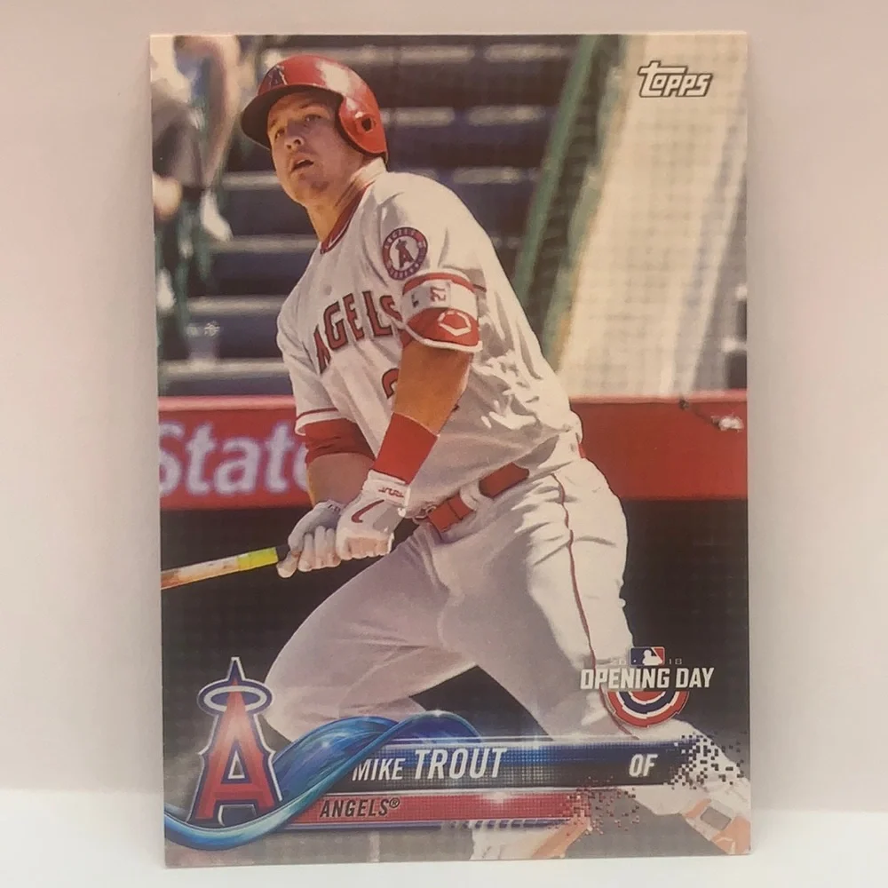 2018 Topps Opening Day Mike Trout Angels #4 (005)